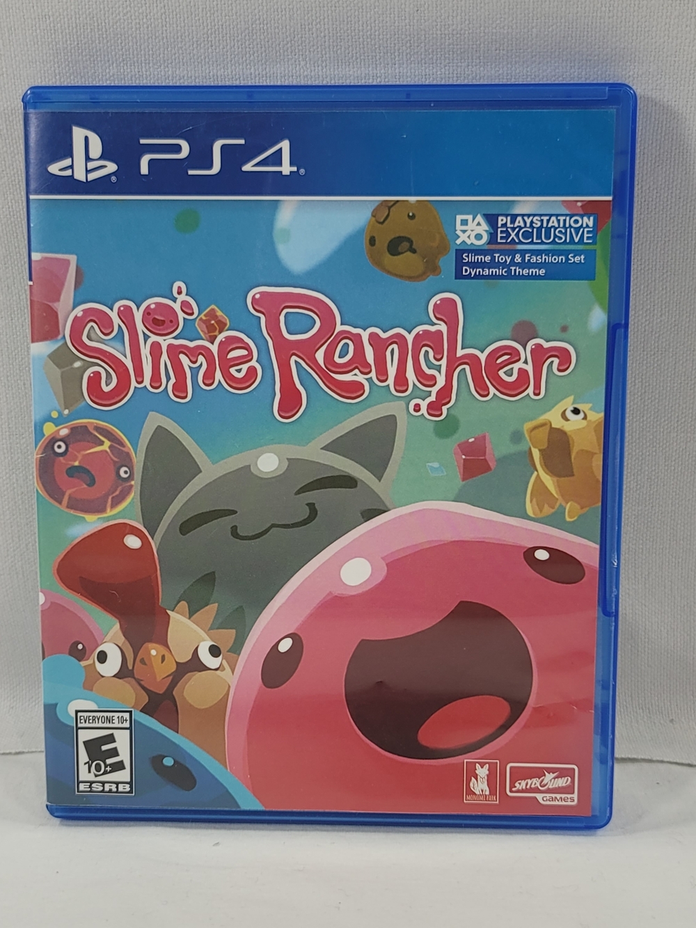 Sony PS4 Slime Rancher — Pink & Blue Cover Art